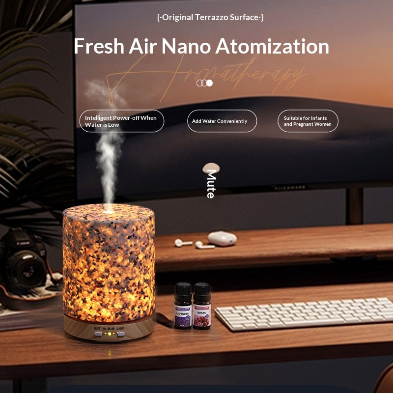 Huile essentielle Aromathérapie Humidificateur Lumière ambiante