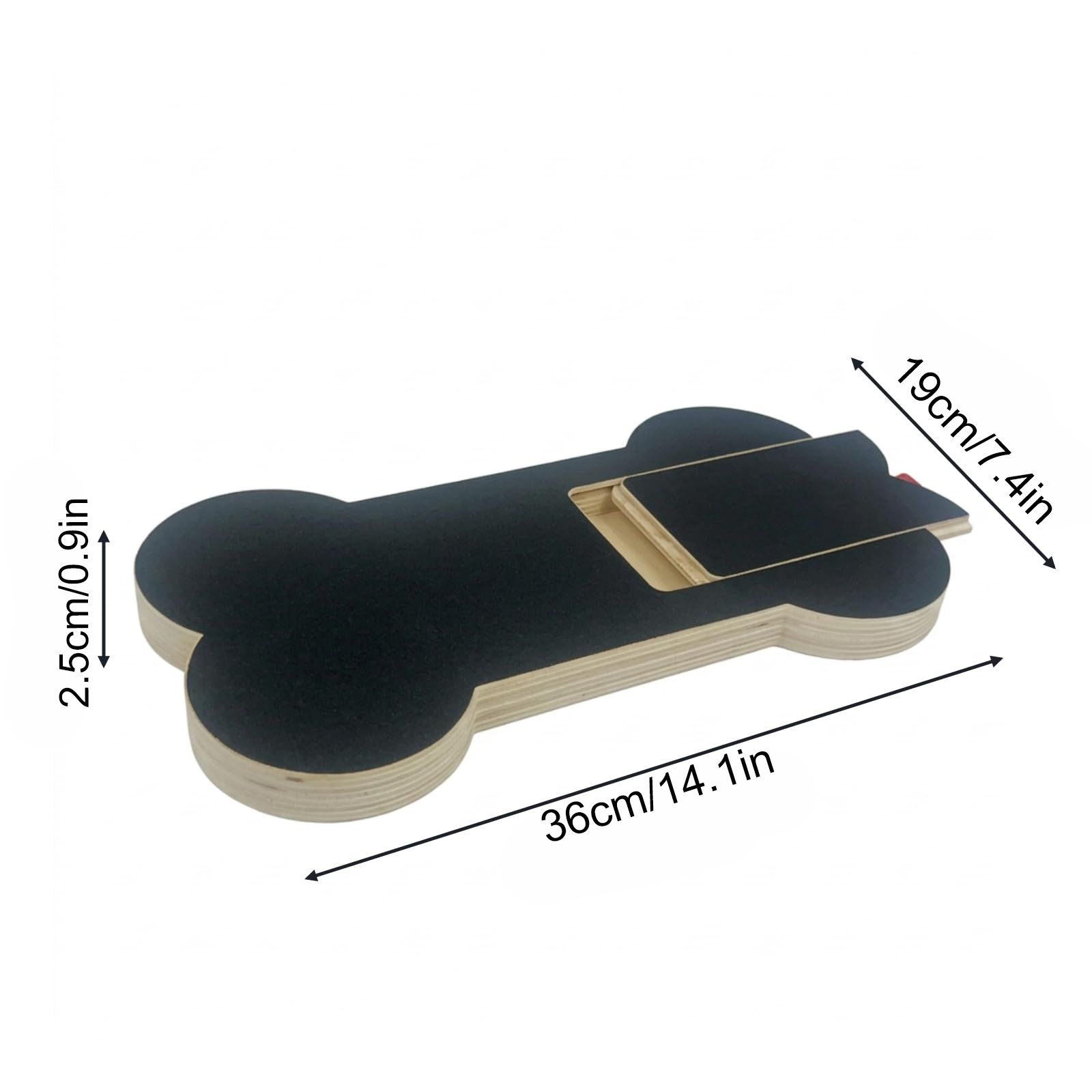 Dog Nail Scratch Board Scratcher Treat Dispenser Non-Slip Nail File Board Dog Nail Scratch