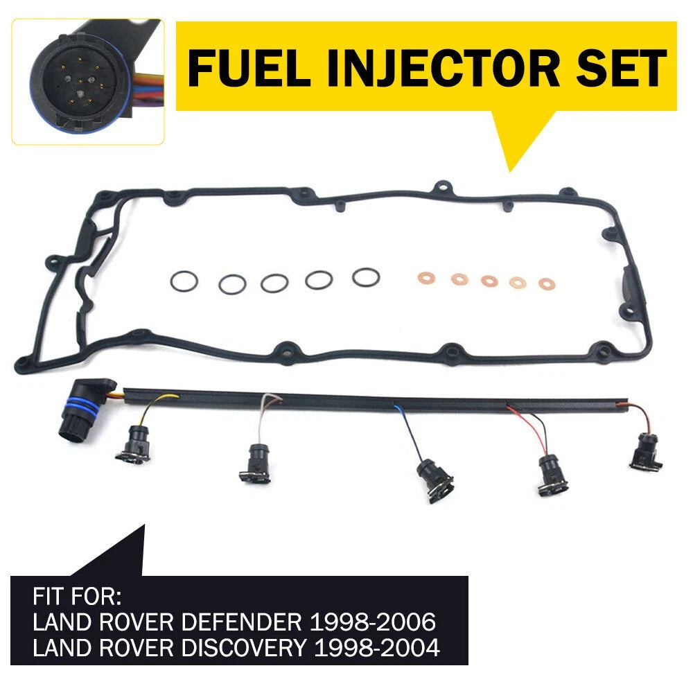 AMR6103 Câblage de l'injecteur de carburant Loom et joint Rocker pour Land Rover Defender Td5