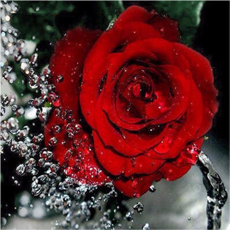 Diamant Peinture Mosaic Rose Kit de broderie complète