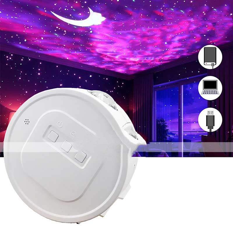 Télécommande Bluetooth LED Starry Sky Projection Lampe
