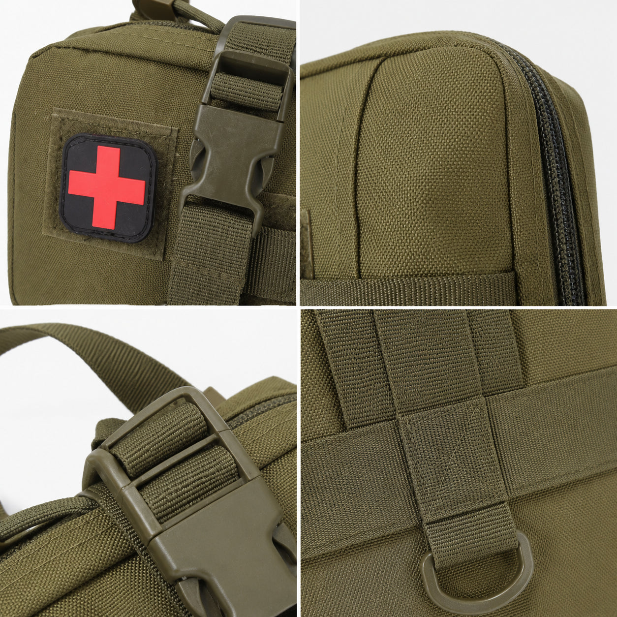 Trousse de premiers soins tactiques portatifs à l'extérieur - Organisateur d'approvisionnement médical portatif/montable
