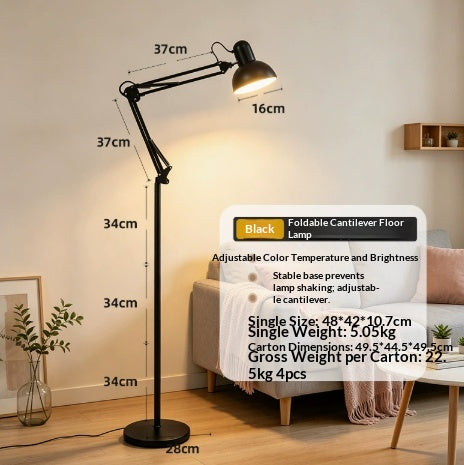 Lampadaire LED avec fixation de la lumière de cadre de fer à réglage à distance