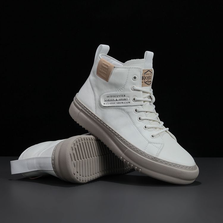 Sneakers blancs polyvalents tout en cuir