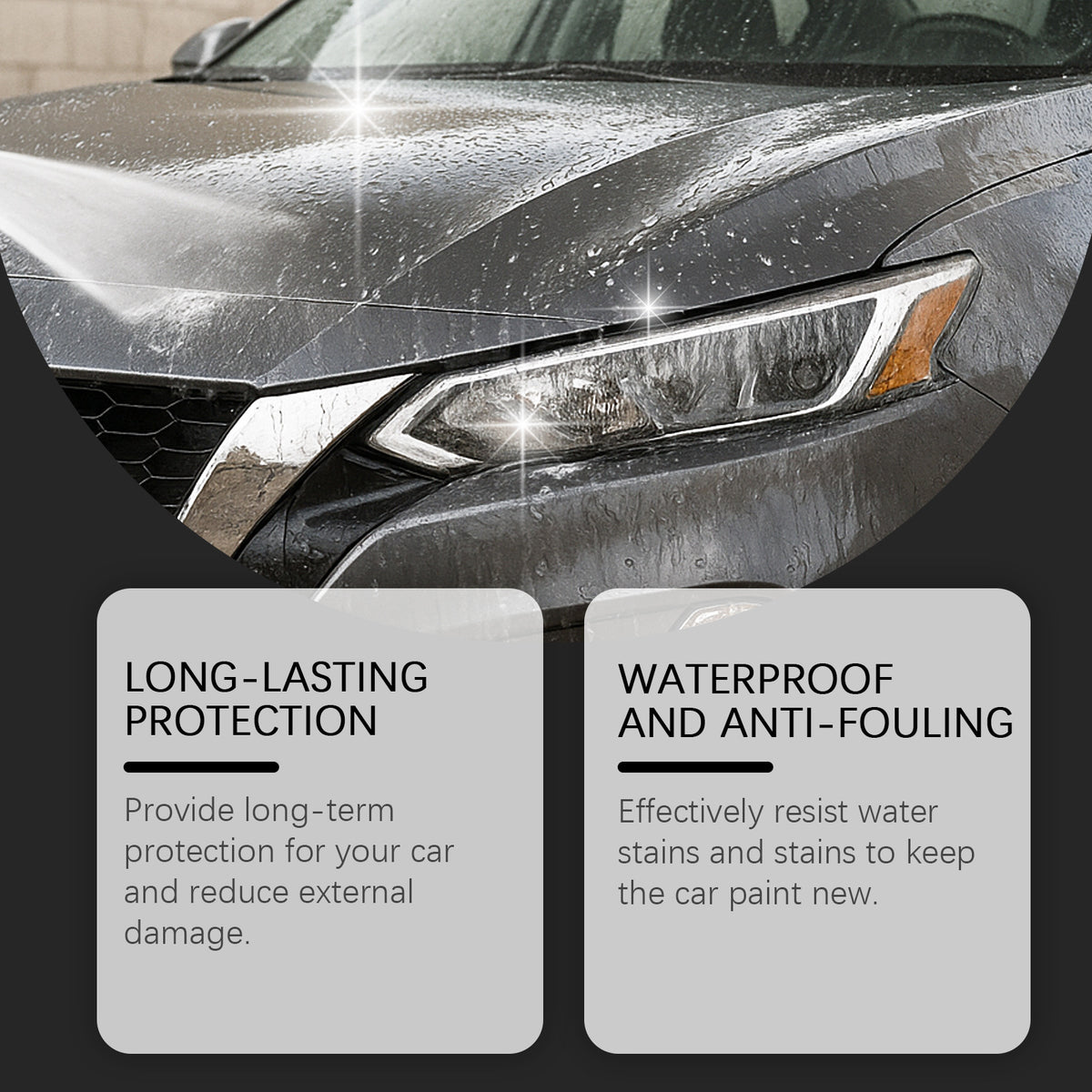 Spray de protection de la peinture automobile 3-en-1
