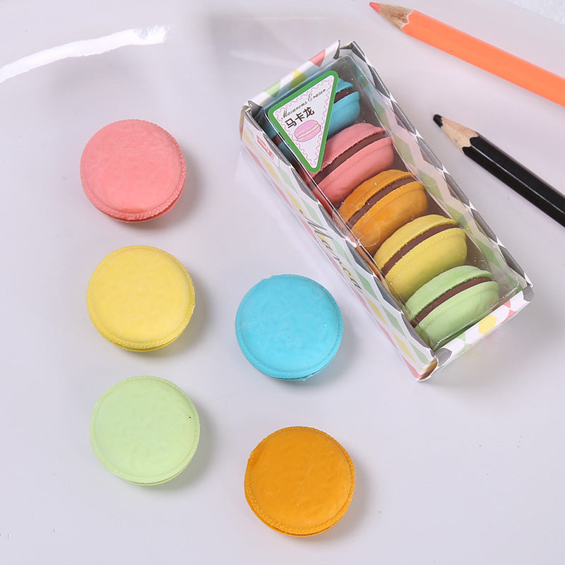 Étudiant créatif simple macaron gomme