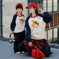 Sweatshirts de correspondance parents-enfants doux et respirant non-pilling Springautumn Family Outf