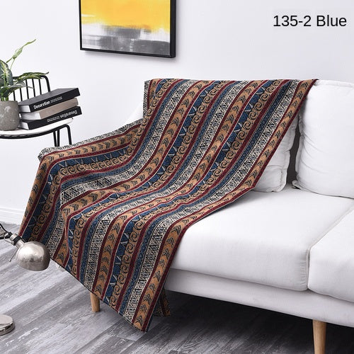 Tissu de couverture de canapé bohème