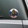 Russian Bear Car Sticker Pvc CT0073