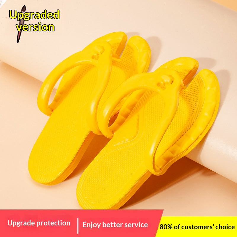 Pantoufles pliables pour personne paresseuse