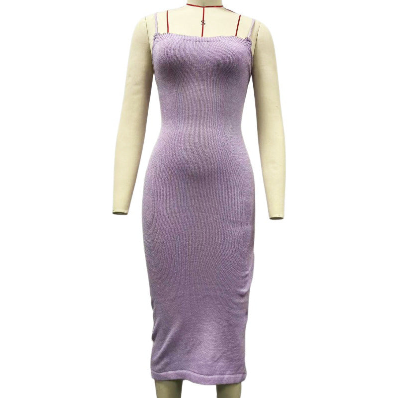 Russian Ozon Amazon Summer Sexy Backless Strappy Dress