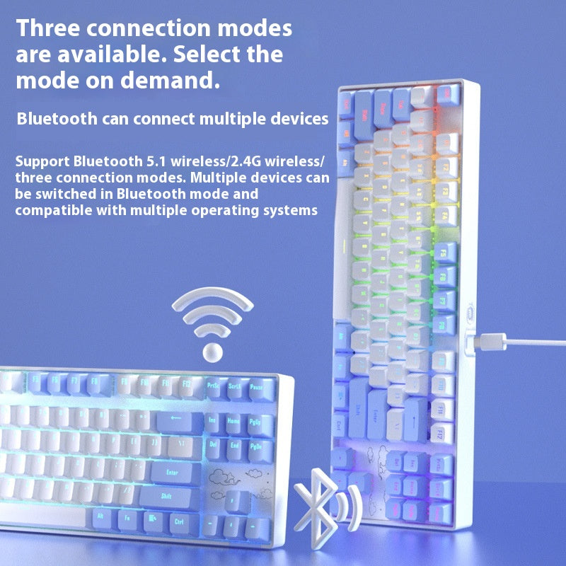 Clavier mécanique Bluetooth sans fil