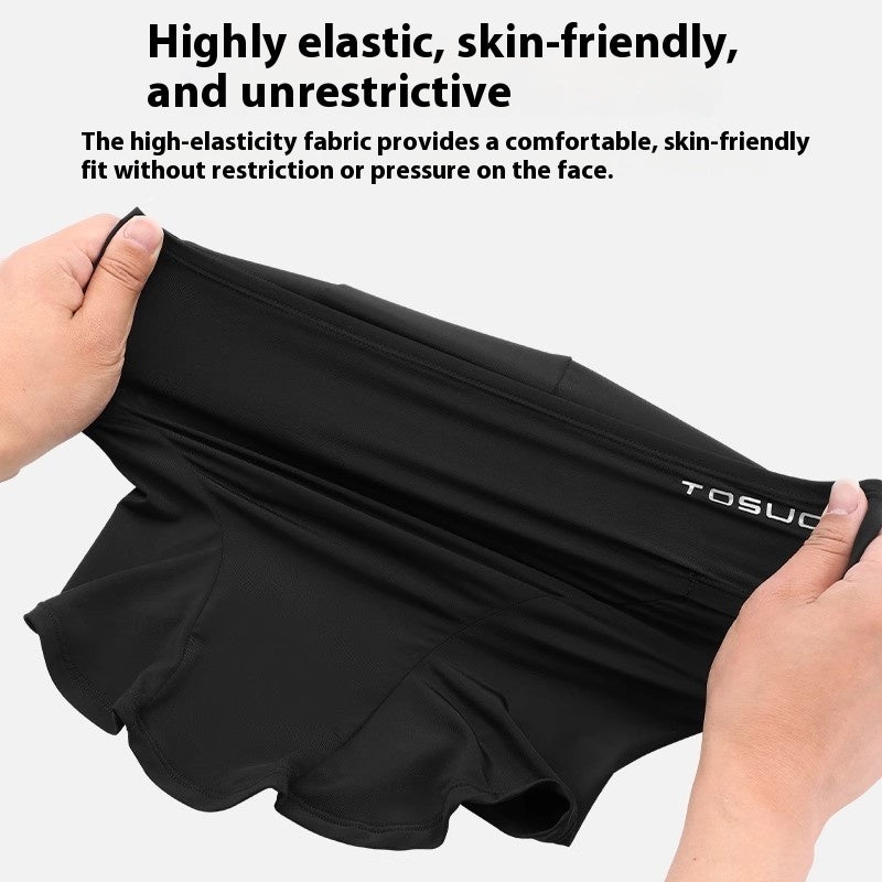 Ice Silk Masque de cyclisme en plein air pour hommes à l'épreuve du soleil