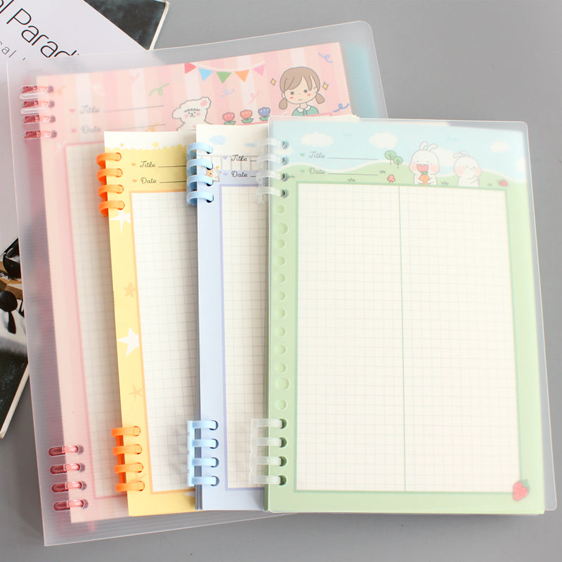 Cartoon papier de remplissage coloré