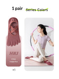 Chaussettes de yoga professionnelles de sport d'intérieur pour femmes Chaussettes de séparation des orteils à cinq pieds