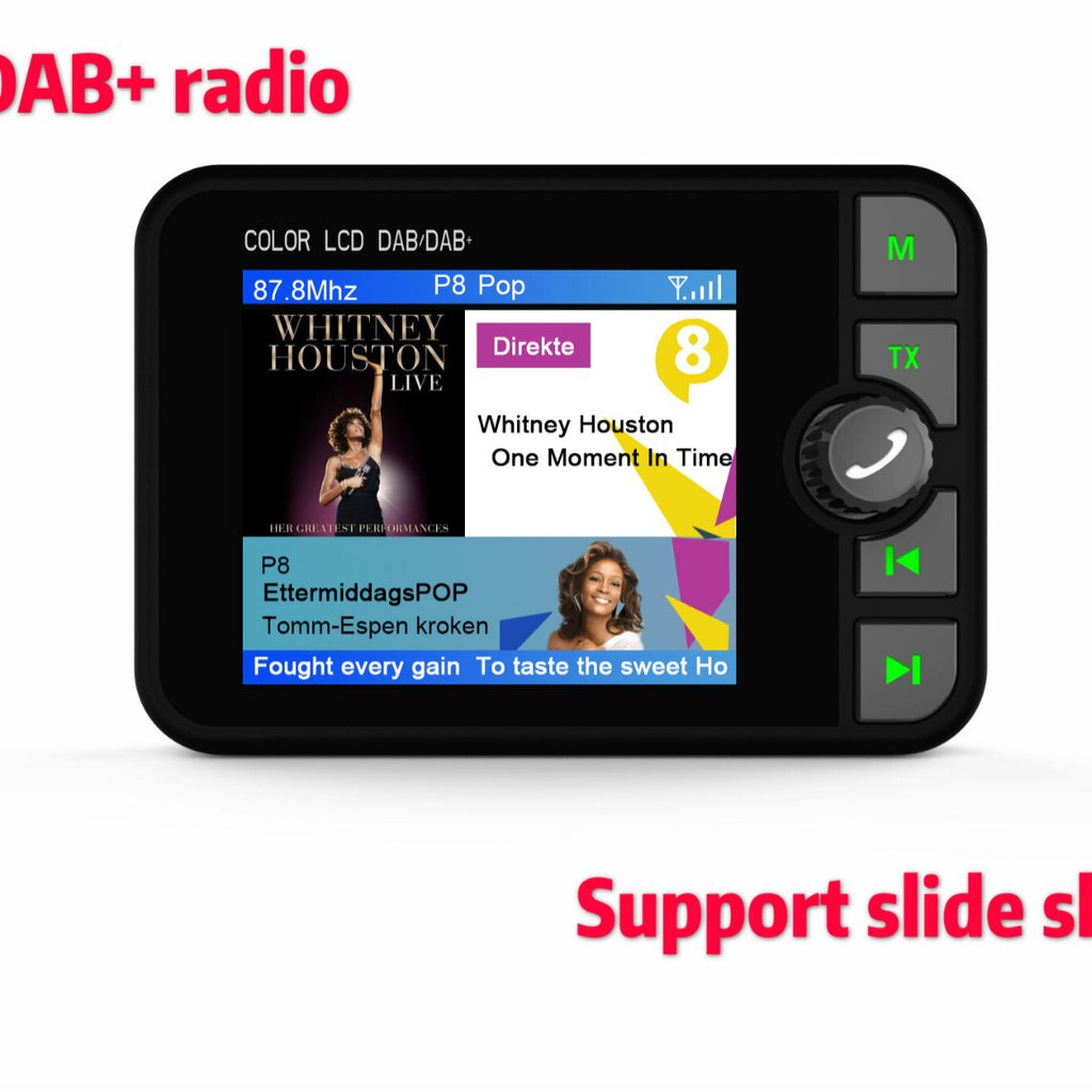 Station européenne écran couleur populaire voiture DAB récepteur numérique Bluetooth MP3 multifonction