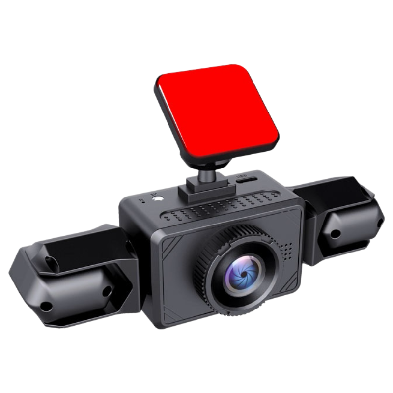 1080P enregistreur de conduite haute définition avec quatre objectifs