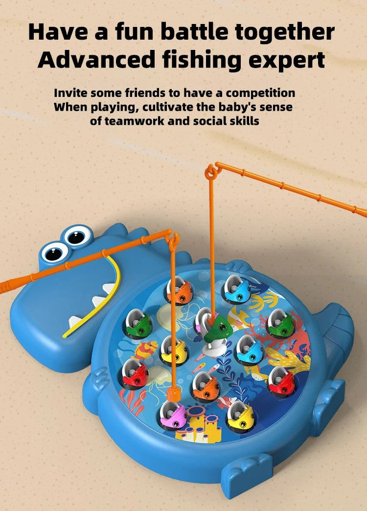 Jeu de jeu de pêche magnétique Dinosaur