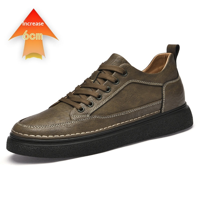 Chaussures homme d'automne avec un ascenseur de talon caché