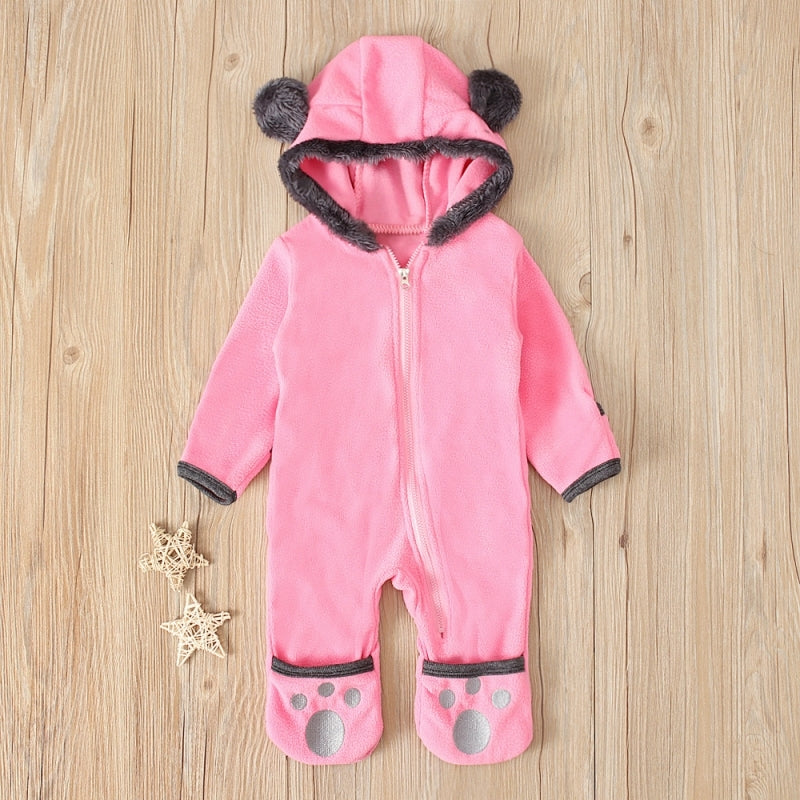 Enfants vêtements nouveau-né mini denim costume à manches longues dessin animé