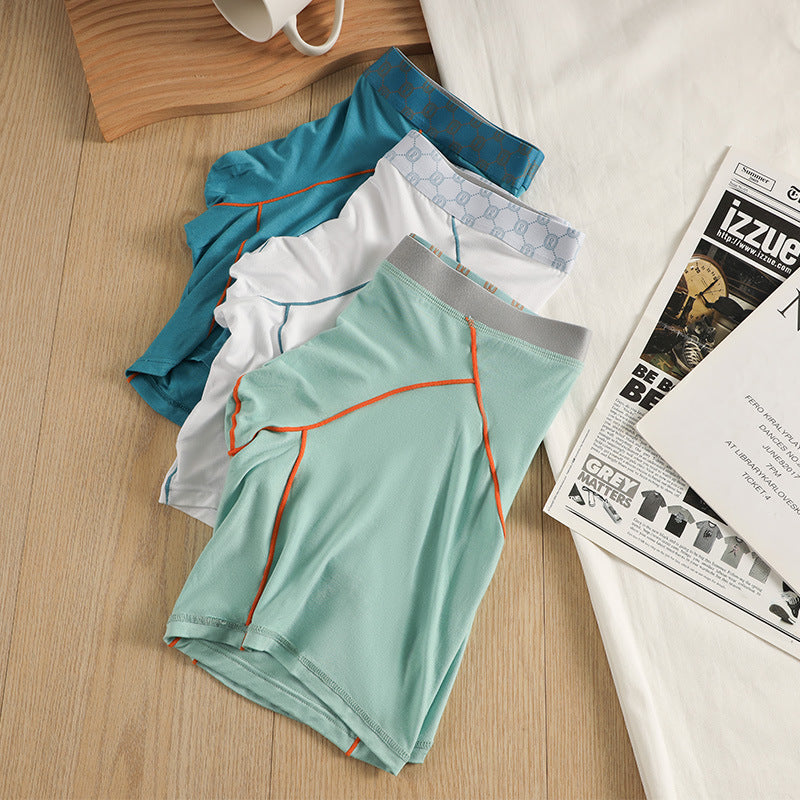 Sous-vêtements anti-chafing en fibre de bambou pour hommes