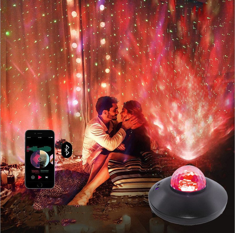 Bluetooth étoile ciel filigrane lumière commande vocale laser lumière laser