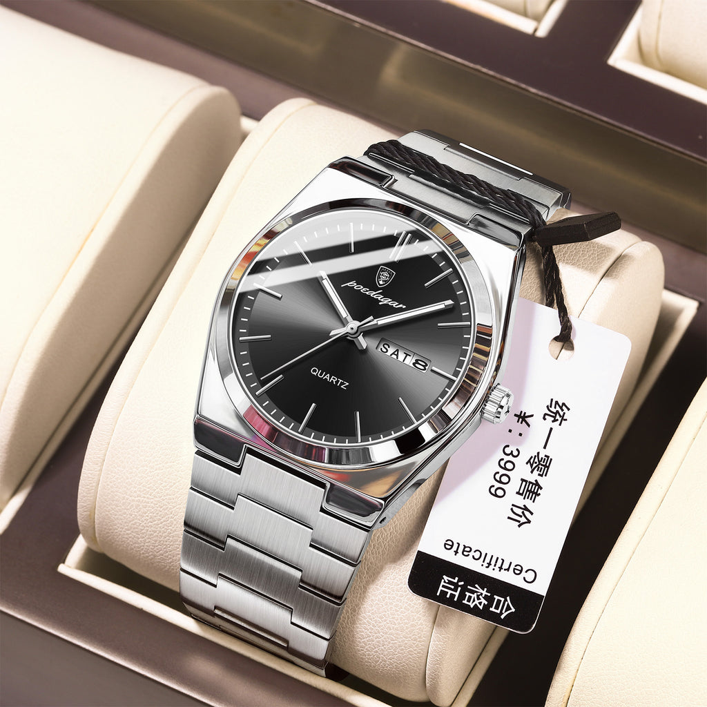 Montres Homme ultra-mince étanche Lumineux