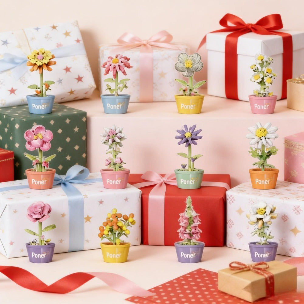 Accueil Décoration Kit Artisanat Fleur - Set de bricolage 12 pièces pour décorations florales créatives Et papa