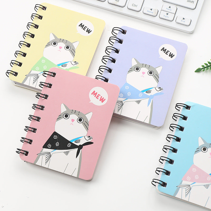 Petit Caricature épaissi Mignon Portable Petit Carnet de Coil