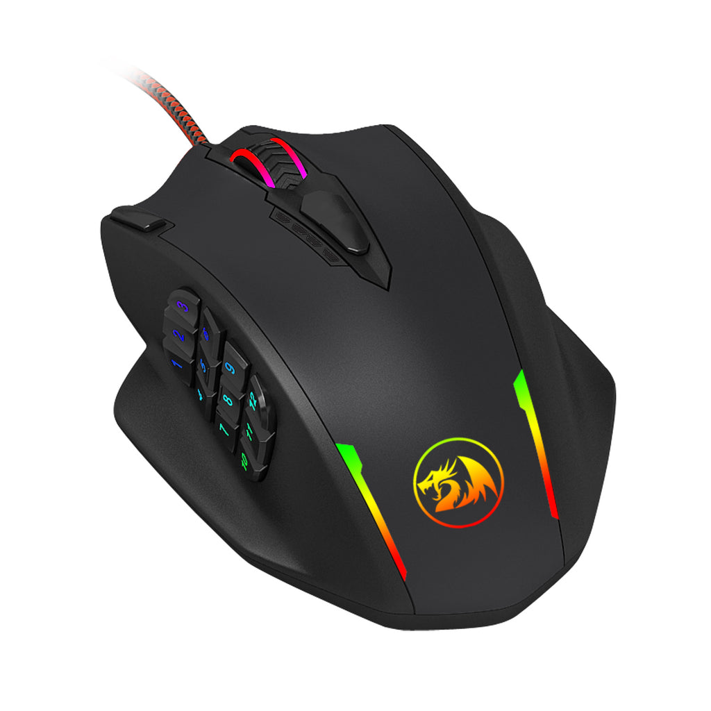 Red Dragon M908 Macro à une seule poignée définit la souris