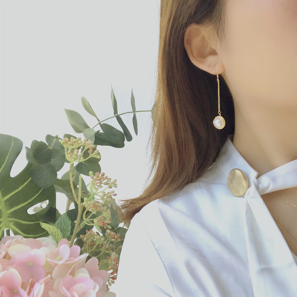 Boucles d'oreilles Perles longues pour femmes