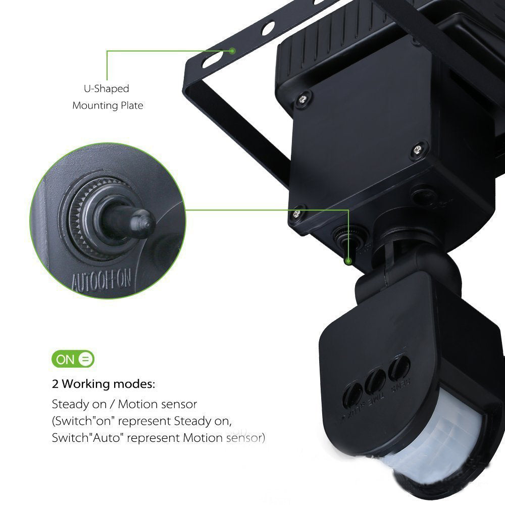 Lampe solaire à détecteur de corps infrarouge