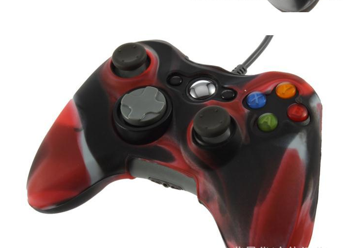 Boîtier en silicone Camouflage Housse sans fil Housse en silicone