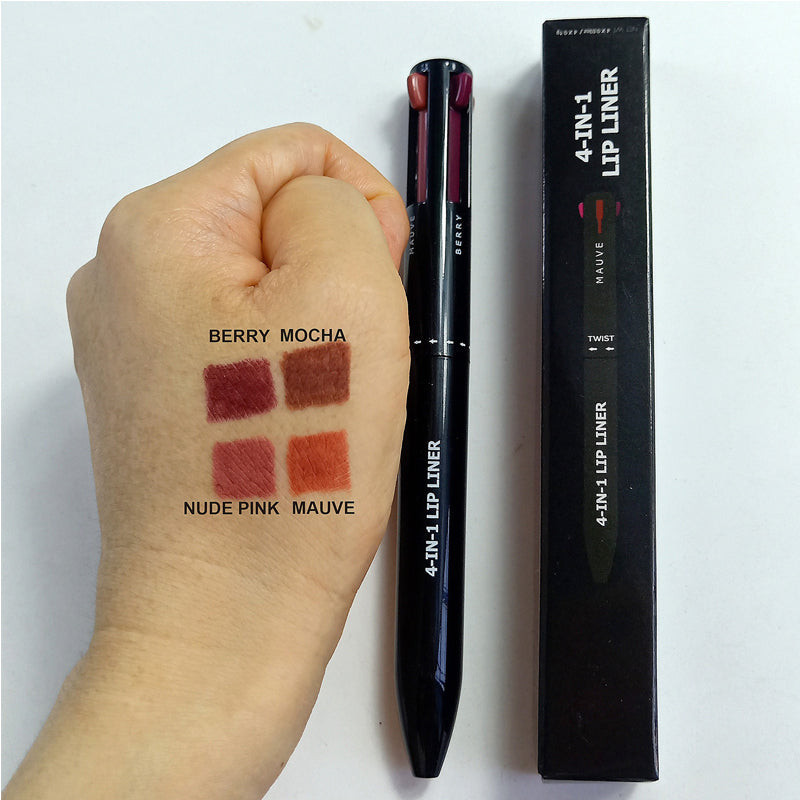 4 stylo de maquillage en 1 stylo de maquillage multifonctionnel avec eyeliner