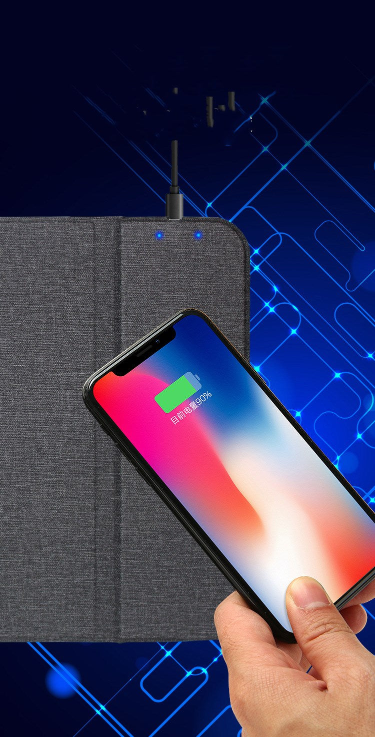 2 In1 Support de charge sans fil de la souris Chargeur Support de charge antidérapant de la souris