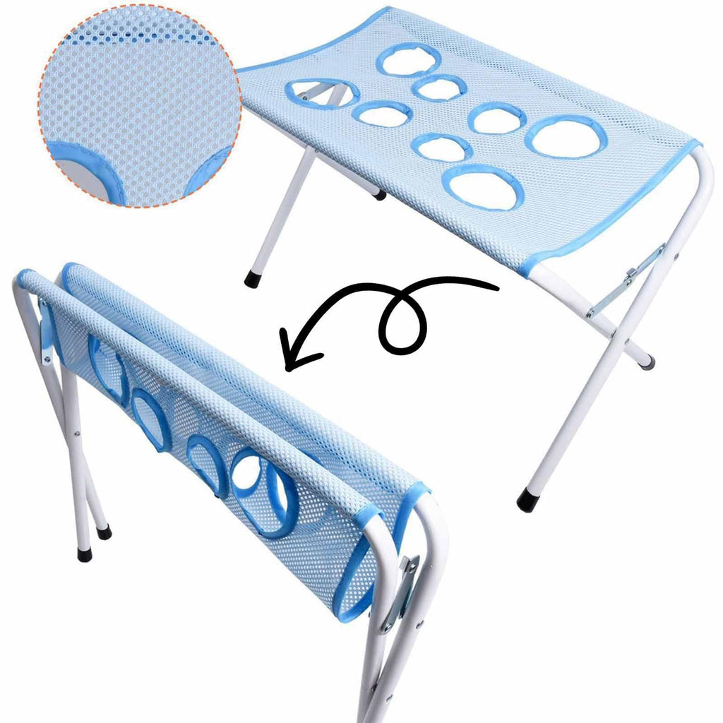 Hamac de grooming pour animaux de compagnie avec support en fer pliable