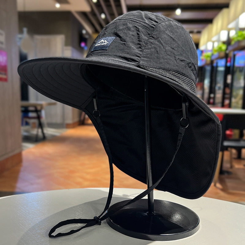 Chapeau de pêche Protection contre le soleil Protection contre les UV contre les cols d'été unisexe