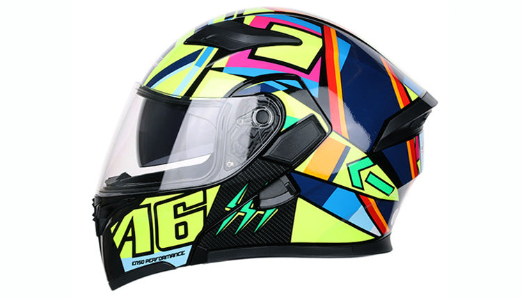 Casque de course moto casque