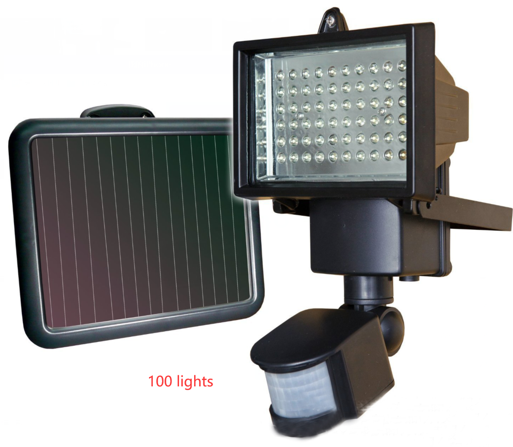 Lampe solaire à détecteur de corps infrarouge