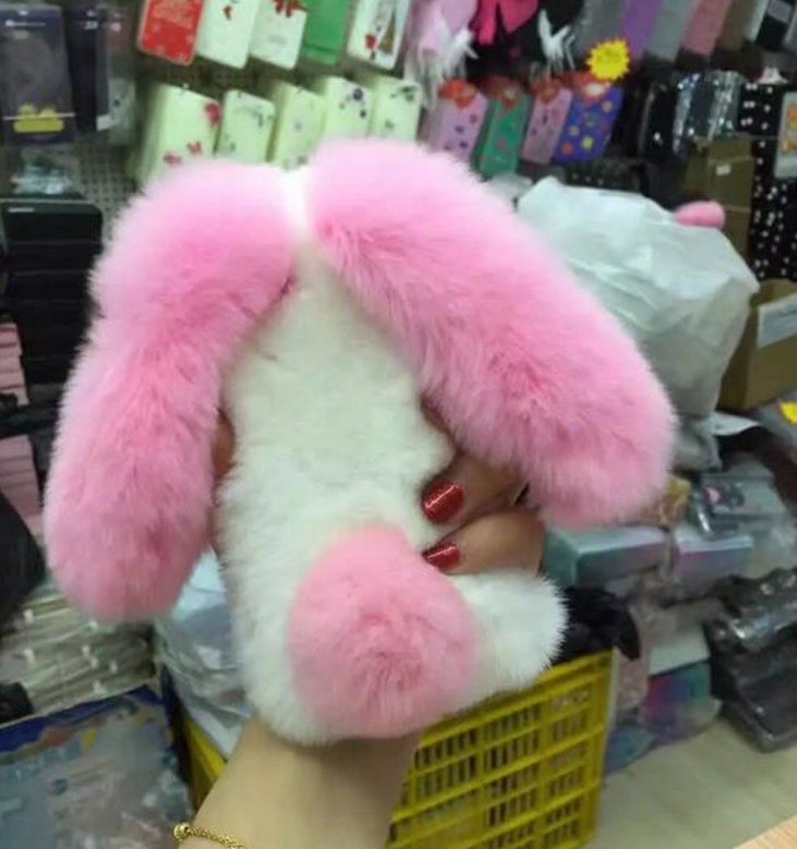 Cas de téléphone en silicone pour lapin de lapin
