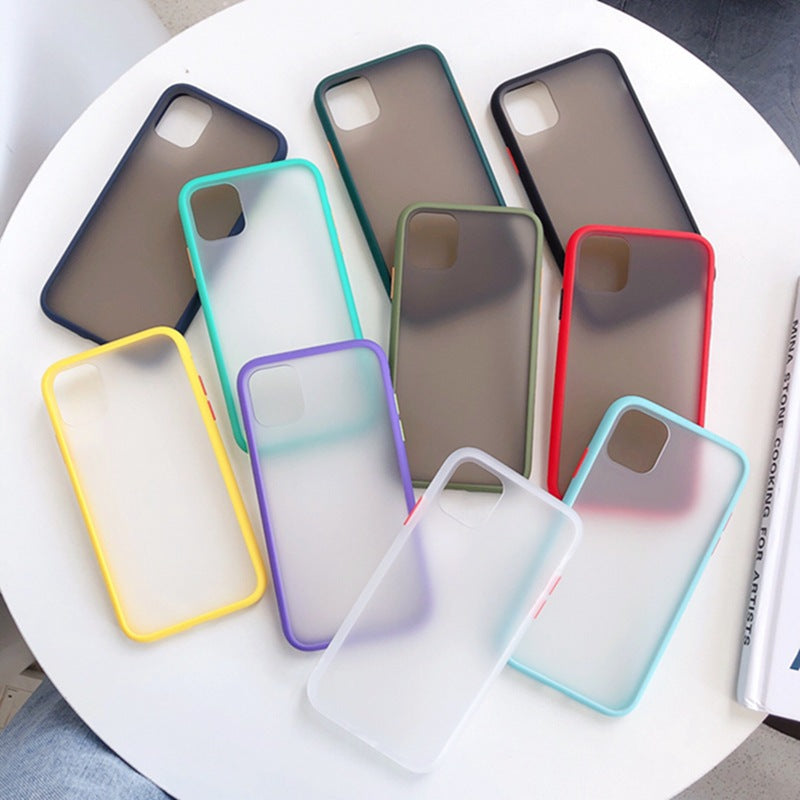 Étui téléphonique en silicone givré
