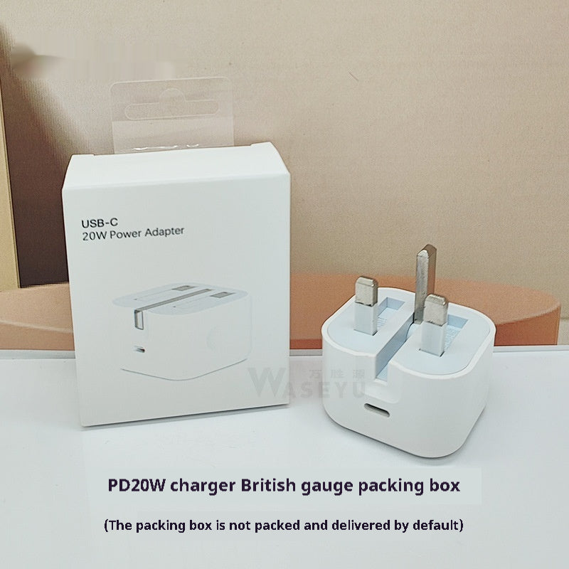 Comprimé de téléphone portable 20W Chargeur British Standard Tête de charge rapide