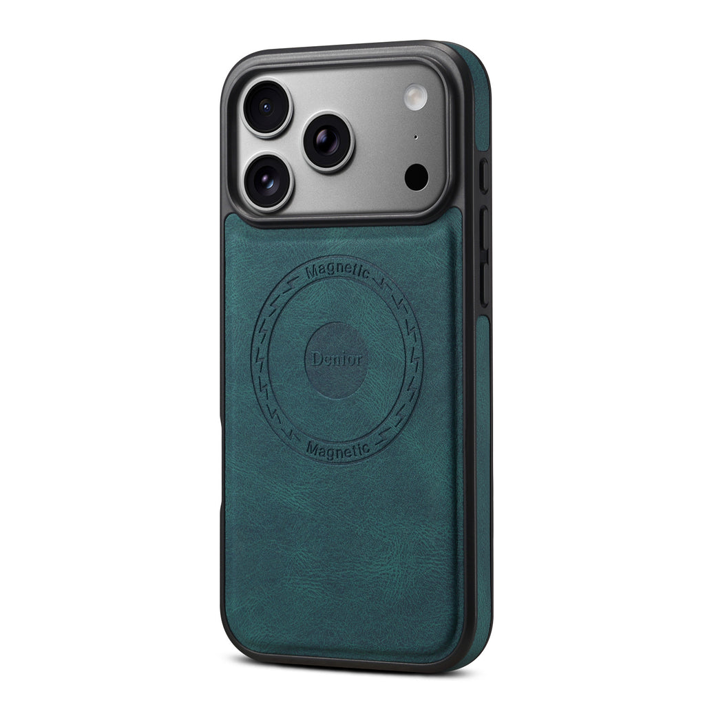 Protecteur de boîtier de téléphone magnétique à texture peau