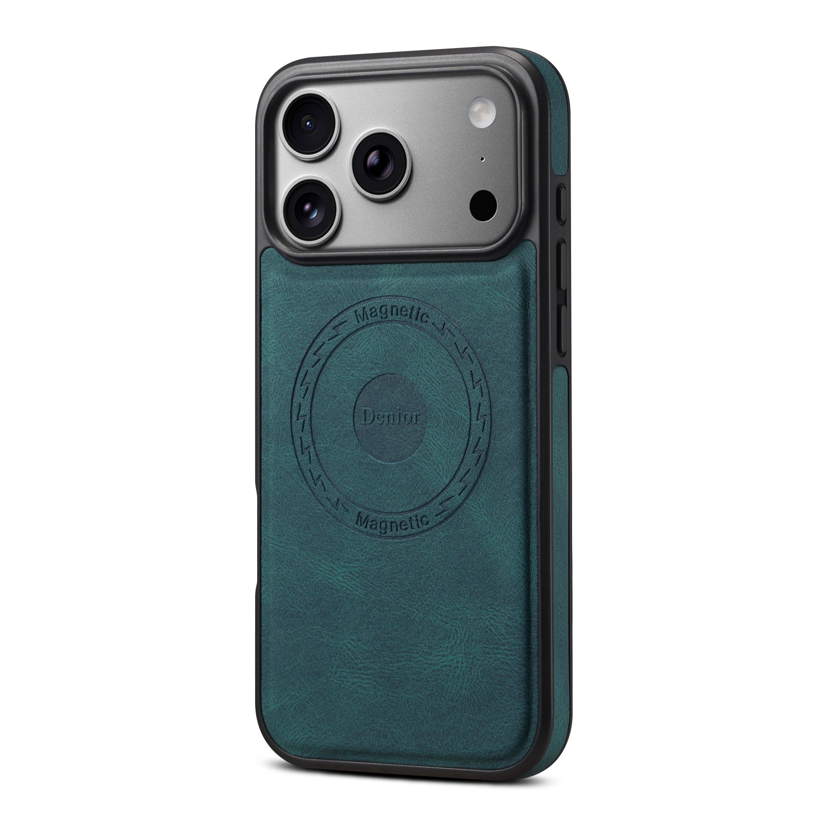 Protecteur de boîtier de téléphone magnétique à texture peau