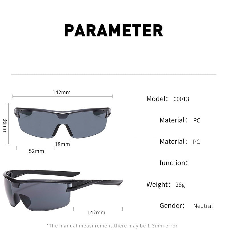 Verres Steampunk européens et américains pour lunettes de sport d'équitation
