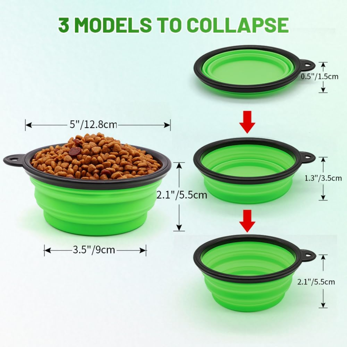 Bols collapsibles pour chien