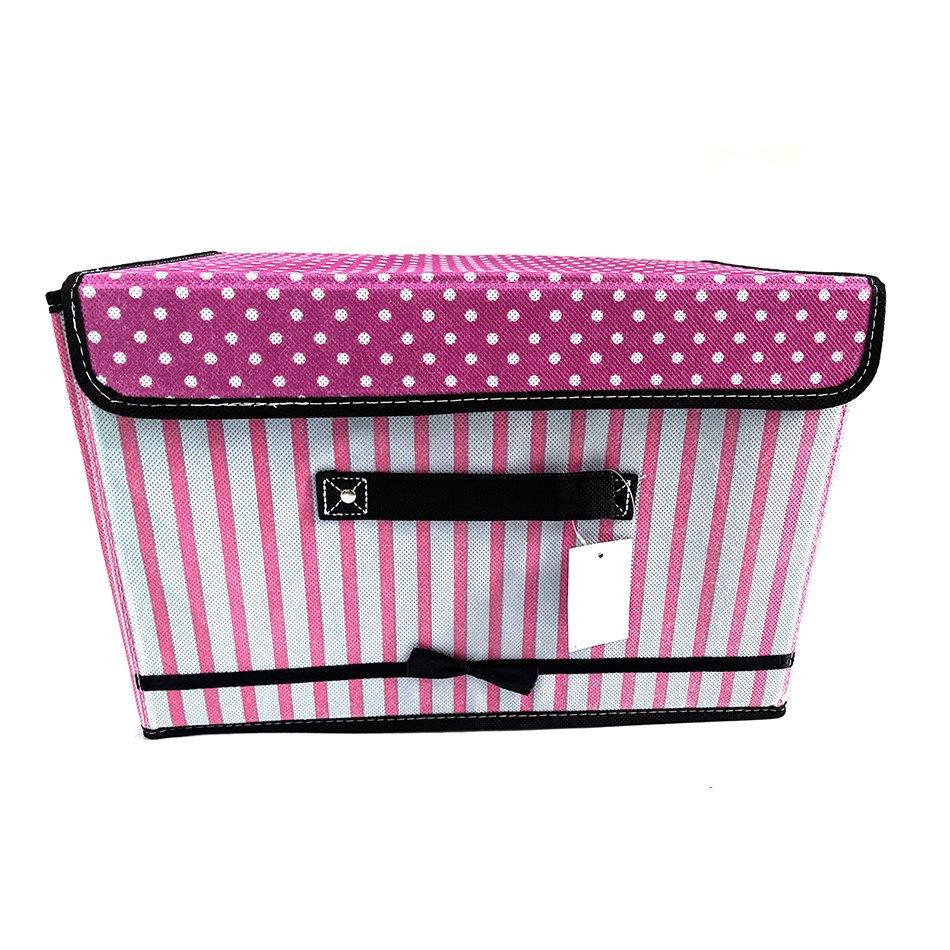 Boîte de rangement pliable en cube de rangement en cube de tissu Organisateur de jouets en cube avec couvercle