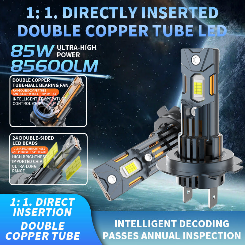 Exclusivité de l'alimentation transfrontalière des phares conduits de voiture Laser Plug In Direct H7H1H1 High Brigh