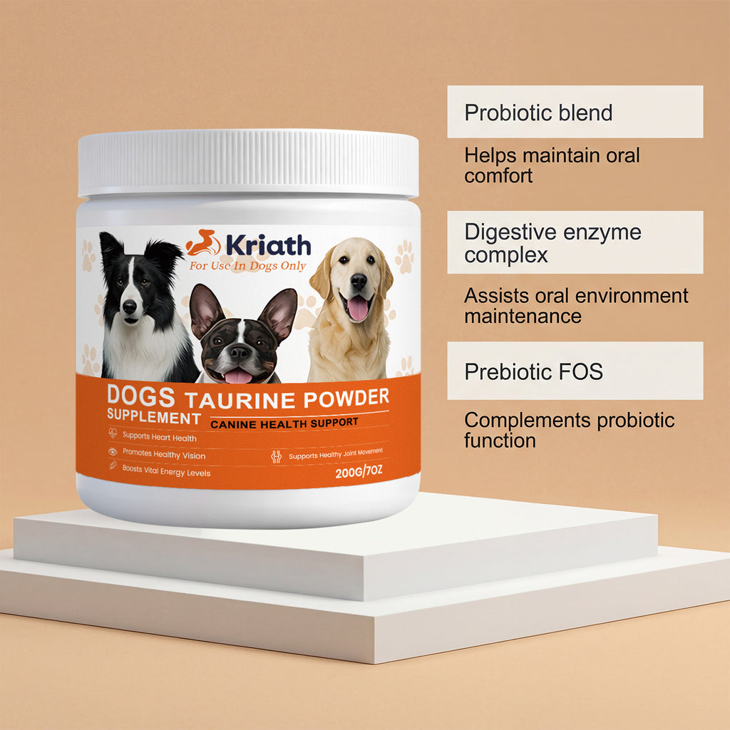Supplément de poudre Taurine pour chiens