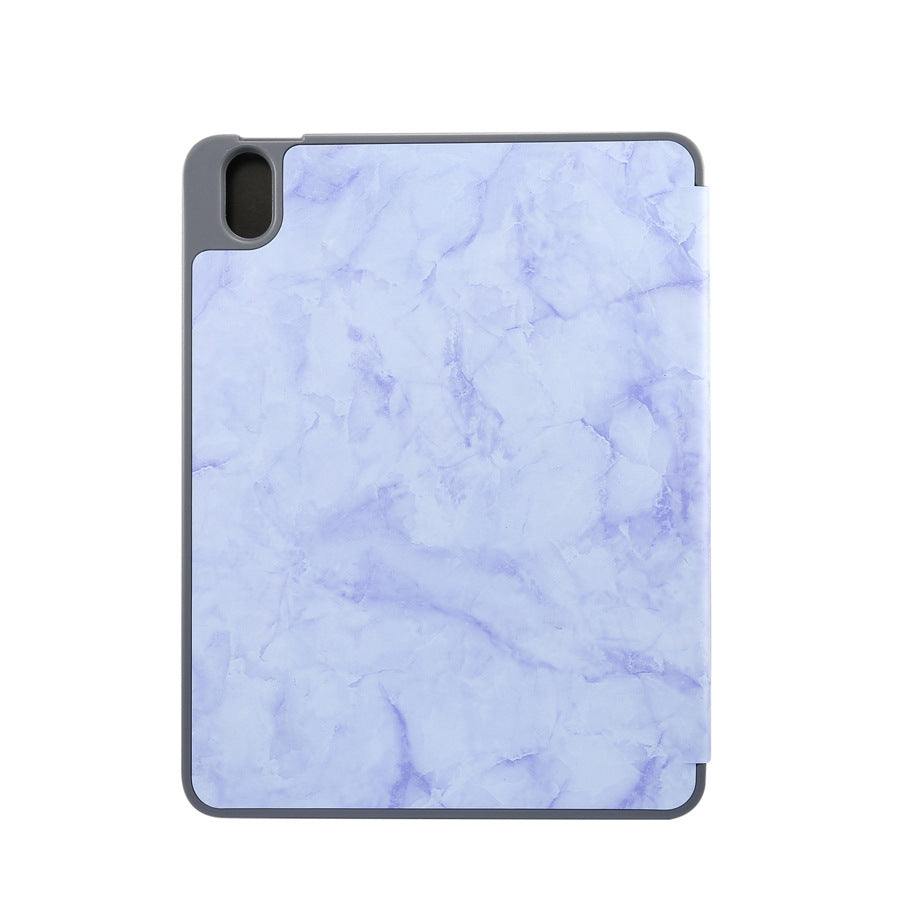 9 Tri-fold Marbling avec stylo logement d'avion de fente